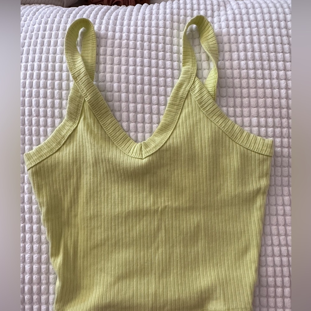 Bright, yellow tank top